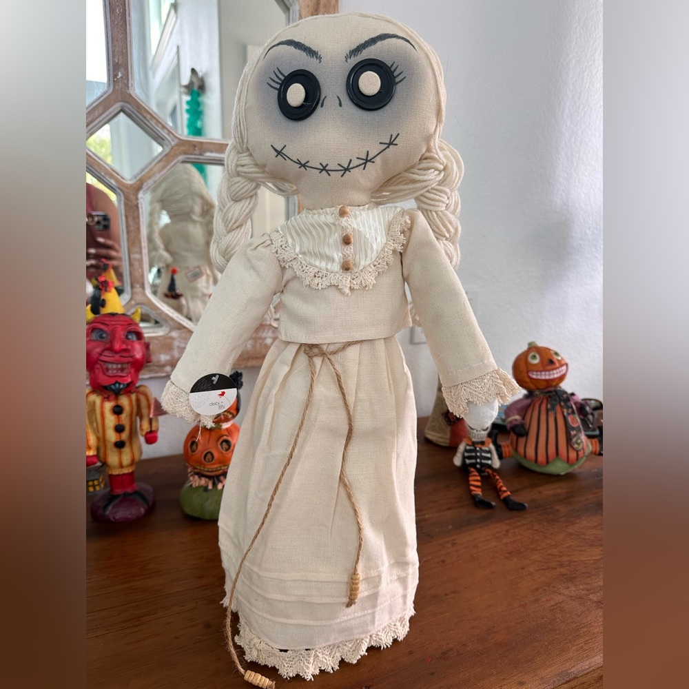 Cream Holiday Decor Doll